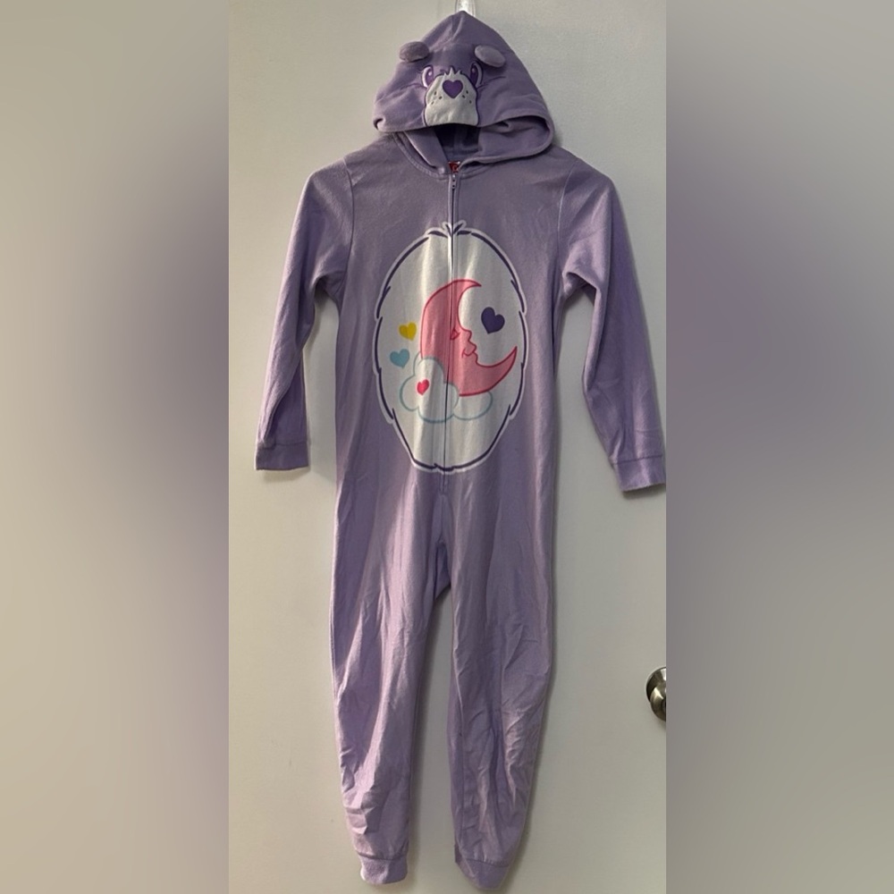 Girls size 6 care bear costume/pajama/sleeper